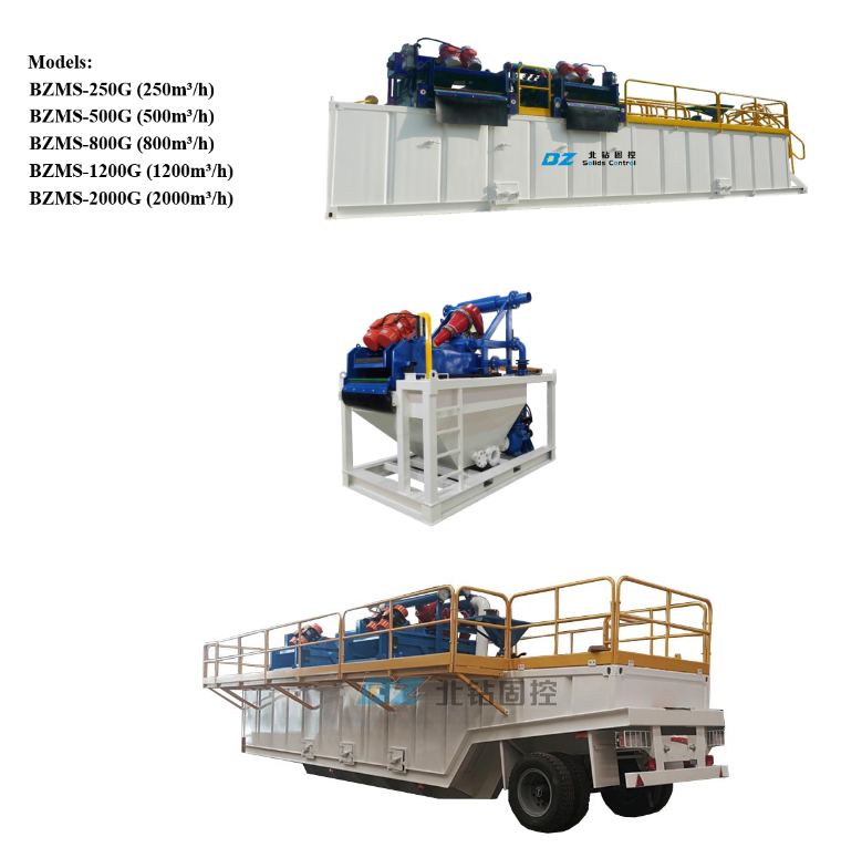 BZMS  Advanced Trenchless/HDD Mud Recycling System